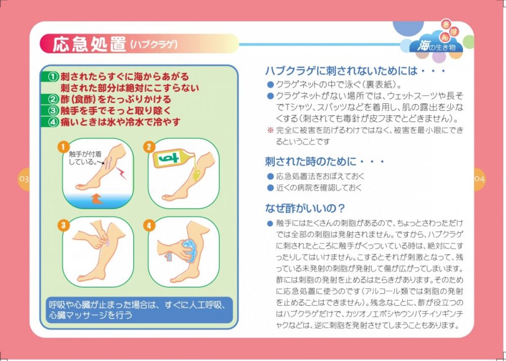 応急処置について